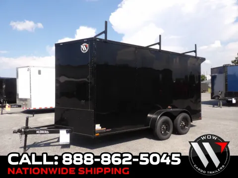 Black 2027 Hook & Line Cargo 7X14 TA Custom for sale in Cochran, GA