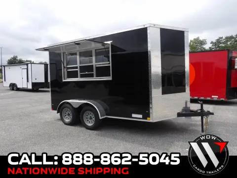 Black 2027 Diamond Cargo 7X12 Con Custom for sale in Cochran, GA