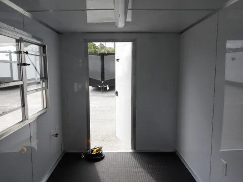 Another view of 2027 Diamond Cargo 7X12 Con Custom for sale in Cochran, GA at WOW Cargo Trailers