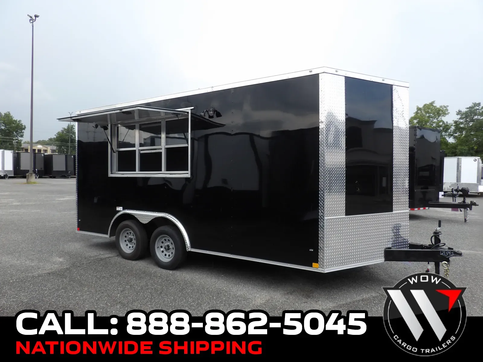 Black 2027 Diamond Cargo 8.5X16 Con Custom for sale in Cochran, GA