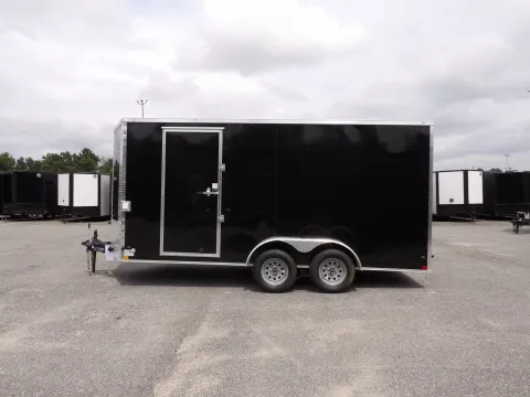 Another view of 2027 Diamond Cargo 7X16 Con Custom for sale in Cochran, GA at WOW Cargo Trailers