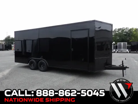 Black 2027 Steel Pines Cargo 8.5X20 TA Custom for sale in Cochran, GA