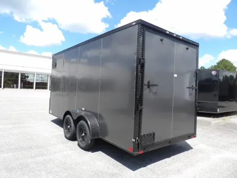 Another view of 2027 Seed Cargo 7X16 TA S2 for sale in Cochran, GA at WOW Cargo Trailers