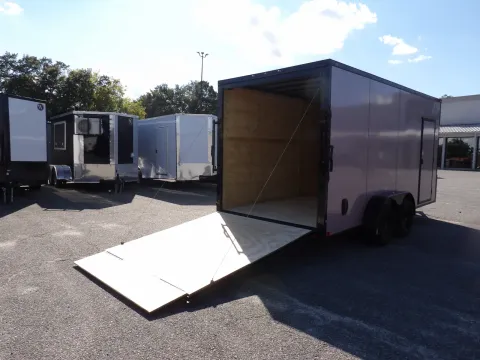 Another view of 2027 Seed Cargo 7X16 TA S2 for sale in Cochran, GA at WOW Cargo Trailers