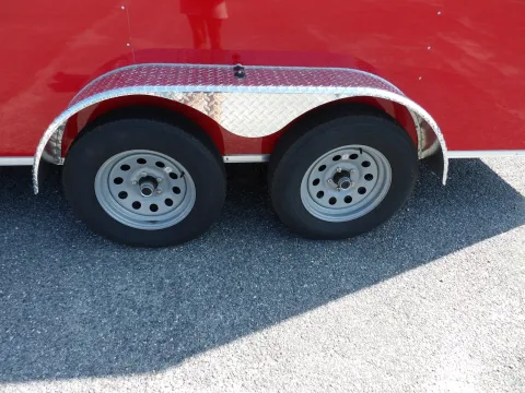 Another view of 2027 Diamond Cargo 7X16 Con Custom for sale in Cochran, GA at WOW Cargo Trailers