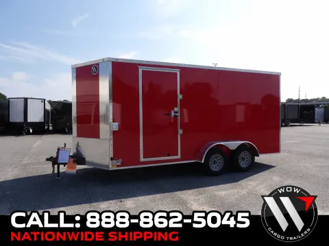 Red 2027 Diamond Cargo 7X16 Con Custom for sale in Cochran, GA
