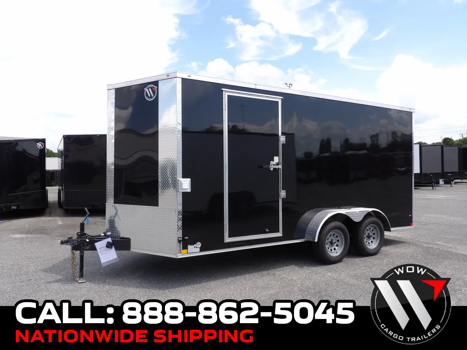 Black 2027 WOW Concession 7X16 Con Custom for sale in Cochran, GA