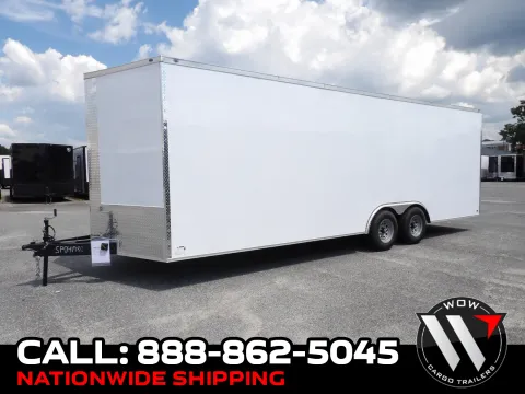 White 2027 Steel Pines Cargo 8.5X24 TA3 for sale in Cochran, GA