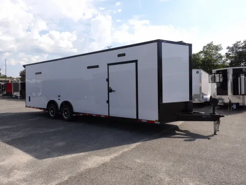 Another view of 2027 Hook & Line Cargo 8.5X28 Custom Race for sale in Cochran, GA at WOW Cargo Trailers