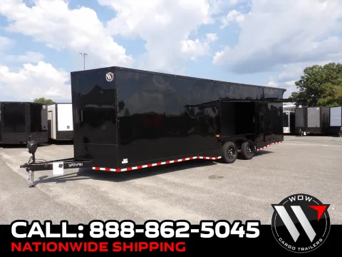 Black 2027 Steel Pines Cargo 8.5X28 TA Custom Race for sale in Cochran, GA