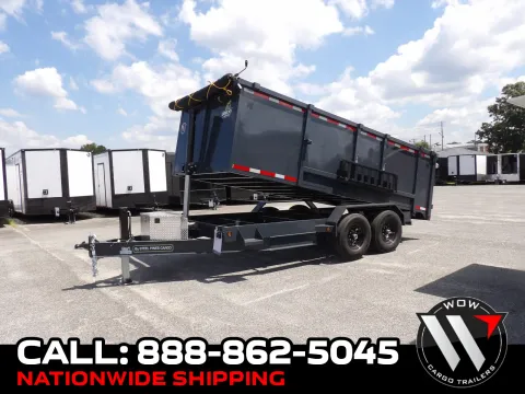 Black 2027 Steel Pines Cargo 7X16X4 for sale in Cochran, GA