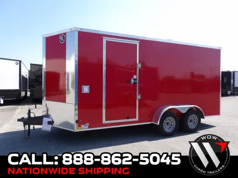Red 2027 Diamond Cargo 7X16 Con Custom for sale in Cochran, GA