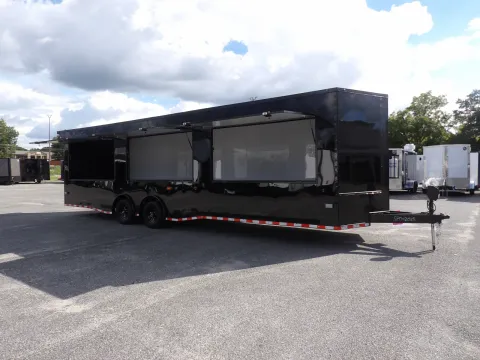 Another view of 2027 Steel Pines Cargo 8.5X30 Custom Race for sale in Cochran, GA at WOW Cargo Trailers