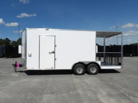 Another view of 2027 Diamond Cargo 8.5X20 BBQ Custom for sale in Cochran, GA at WOW Cargo Trailers