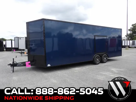 Black 2027 Steel Pines Cargo 8.5X24 TA Custom for sale in Cochran, GA