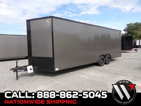 Black 2027 Steel Pines Cargo 8.5X24 TA Custom for sale in Cochran, GA
