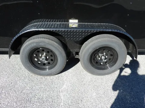 Another view of 2027 All World Trailers 7X16 TA Custom for sale in Cochran, GA at WOW Cargo Trailers