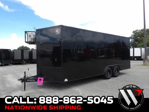 Black 2027 Steel Pines Cargo 8.5X20 TA Custom for sale in Cochran, GA