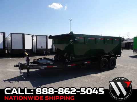 Black 2027 Steel Pines Cargo 14' BP Roll Off Trailer for sale in Cochran, GA