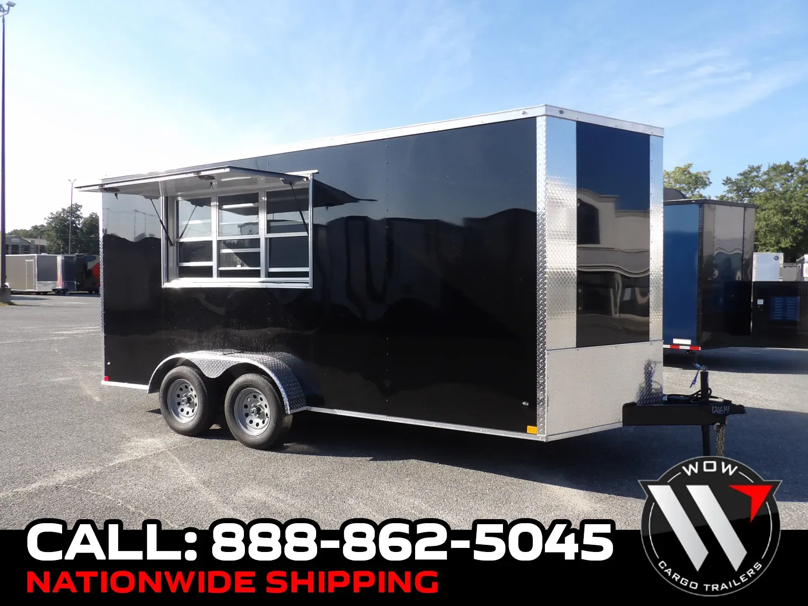 Black 2027 Diamond Cargo 7X16 Con Custom for sale in Cochran, GA