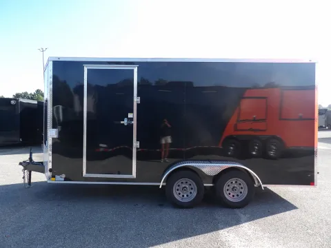 Another view of 2027 Diamond Cargo 7X16 Con Custom for sale in Cochran, GA at WOW Cargo Trailers