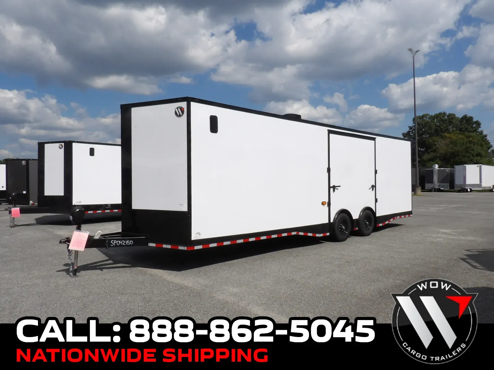 Black 2027 Steel Pines Cargo 8.5X28 Custom Race for sale in Cochran, GA
