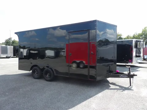 More photos of 2027 Steel Pines Cargo 8.5X16 TA Custom at WOW Cargo Trailers, GA