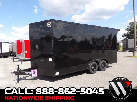 Black 2027 Steel Pines Cargo 8.5X16 TA Custom for sale in Cochran, GA