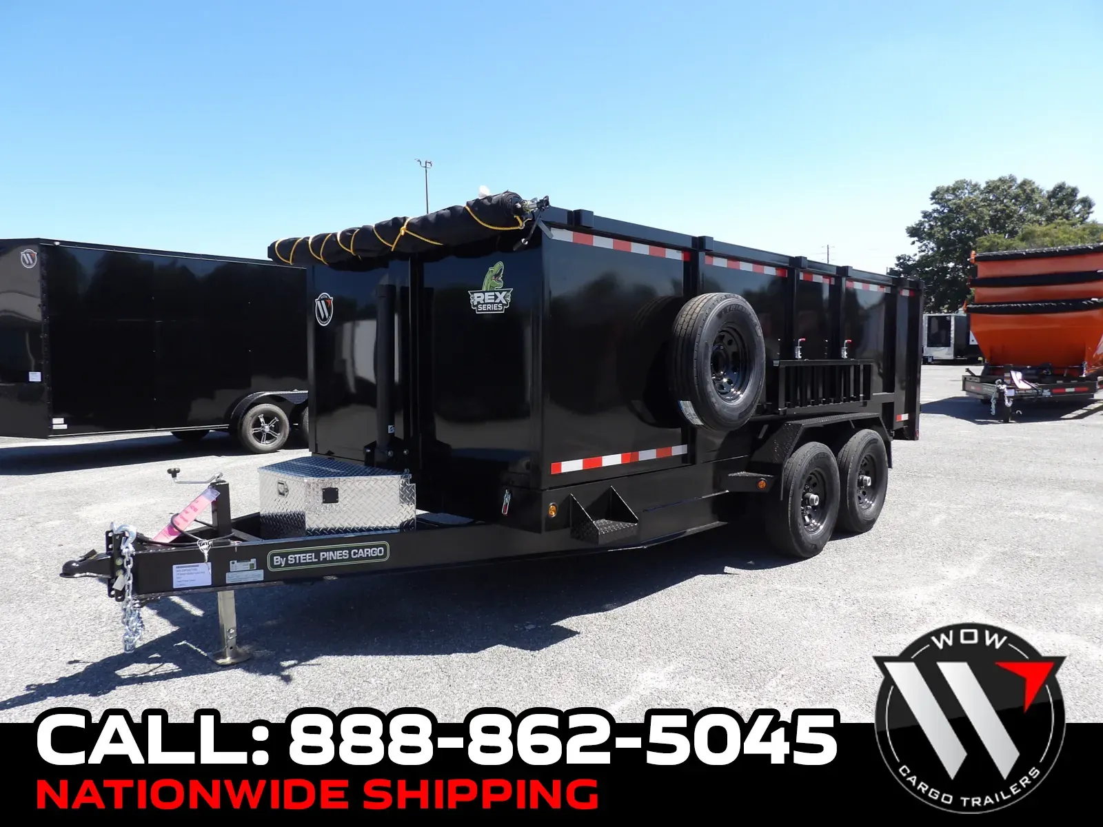 2027 Steel Pines Cargo 7X16X4 for sale in Cochran, GA