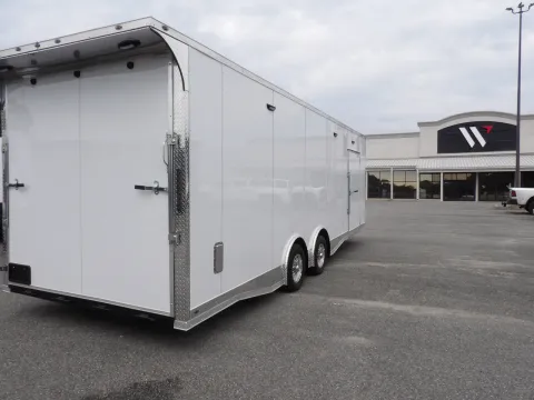 Another view of 2027 Steel Pines Cargo 8.5X26 Custom Race for sale in Cochran, GA at WOW Cargo Trailers