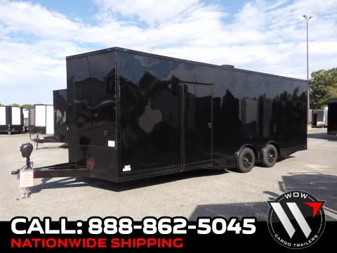 Black 2027 Steel Pines Cargo 8.5X24 TA Custom for sale in Cochran, GA
