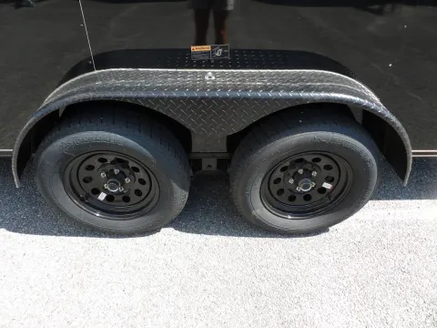Another view of 2027 Hook & Line Cargo 7X16 TA Custom for sale in Cochran, GA at WOW Cargo Trailers