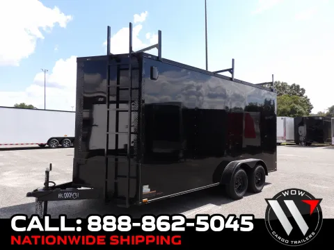 Black 2027 Hook & Line Cargo 7X16 TA Custom for sale in Cochran, GA