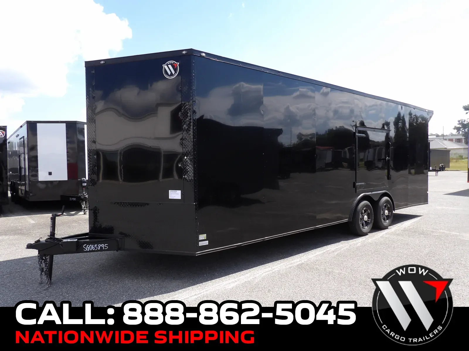 Black 2027 South GA Cargo 8.5X24 Custom Race for sale in Cochran, GA