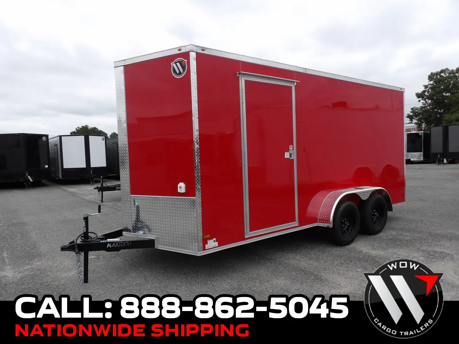 2027 All World Trailers 7X16 Con Custom