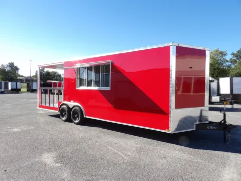 Another view of 2027 Hook & Line Cargo 8.5X24 BBQ Custom for sale in Cochran, GA at WOW Cargo Trailers