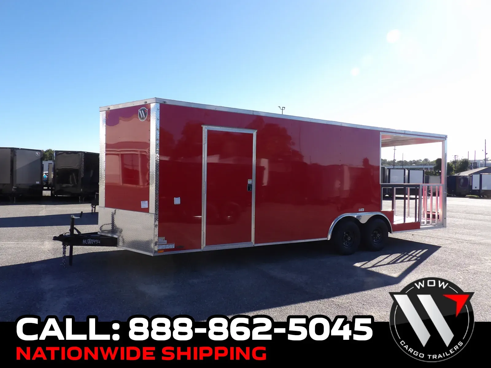 Red 2027 Hook & Line Cargo 8.5X24 BBQ Custom for sale in Cochran, GA