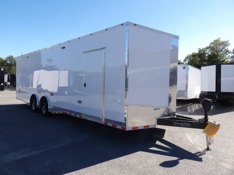 More photos of 2027 Steel Pines Cargo 8.5X28 Custom Race at WOW Cargo Trailers, GA