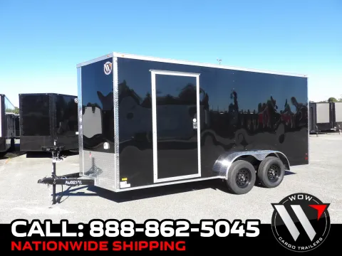 Black 2027 All World Trailers 7X16 Con Custom for sale in Cochran, GA