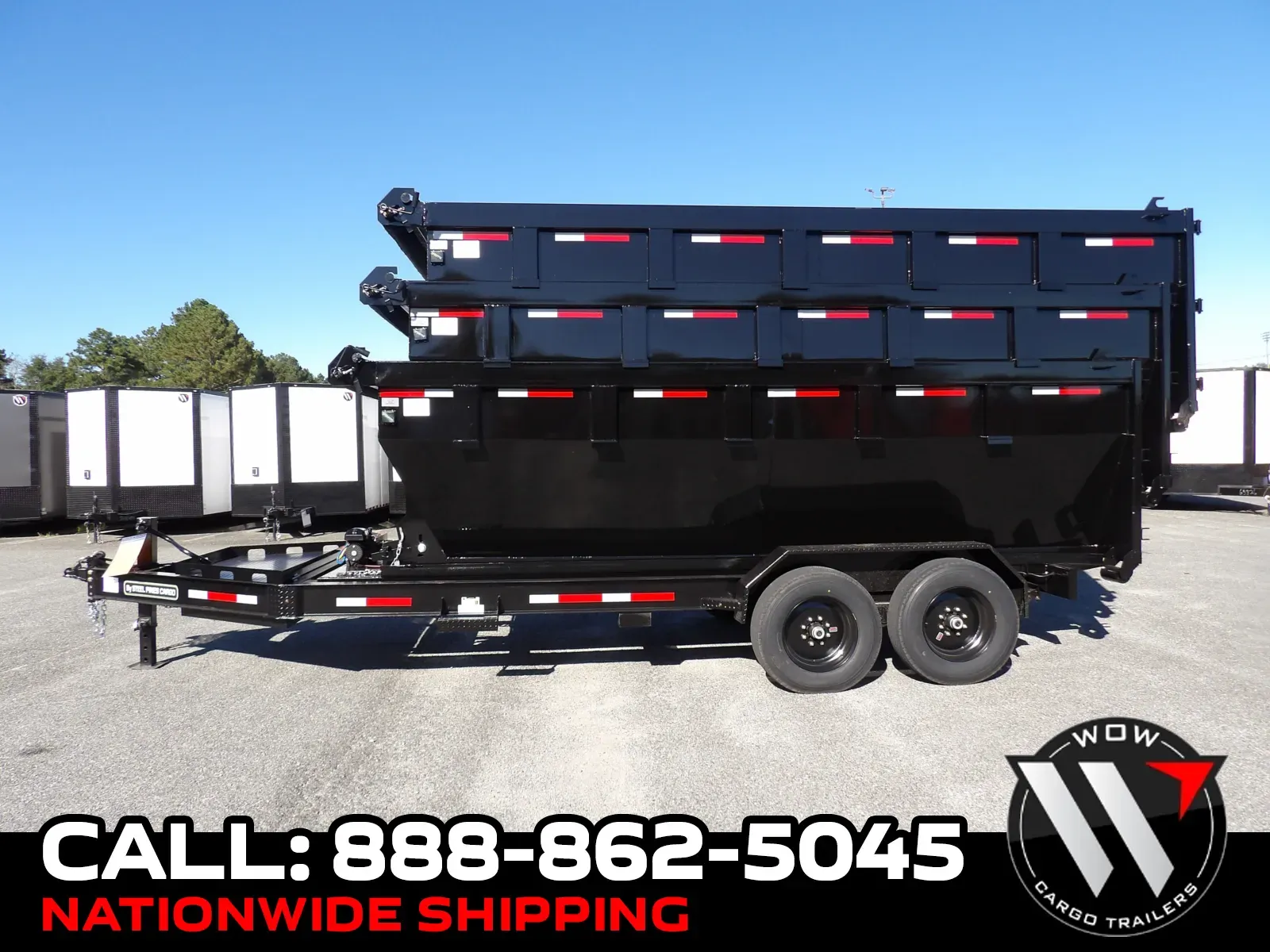 2027 Steel Pines Cargo 16' Roll Off Bin