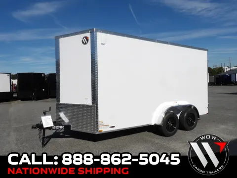 White 2027 Hook & Line Cargo 7X14 TA Custom for sale in Cochran, GA