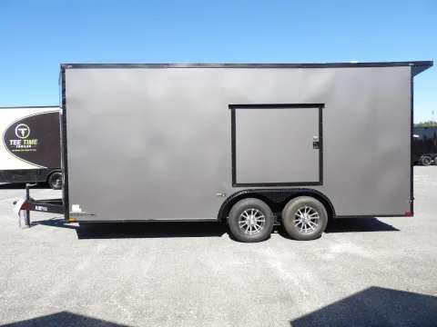 Photos of 2027 Hook & Line Cargo 8.5X18 TA CUSTOM for sale in Cochran, GA at WOW Cargo Trailers