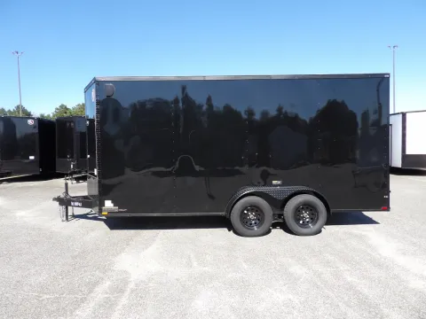 Another view of 2027 Hook & Line Cargo 7X16 TA Custom for sale in Cochran, GA at WOW Cargo Trailers