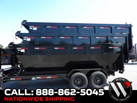 Black 2027 Steel Pines Cargo 16' Roll Off Bin for sale in Cochran, GA