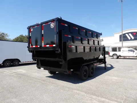 Another view of 2027 Steel Pines Cargo 16' Roll Off Bin for sale in Cochran, GA at WOW Cargo Trailers