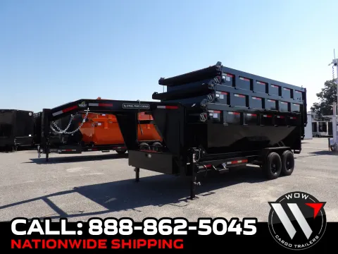 Black 2027 Steel Pines Cargo 16' GN Roll Off Trailer for sale in Cochran, GA