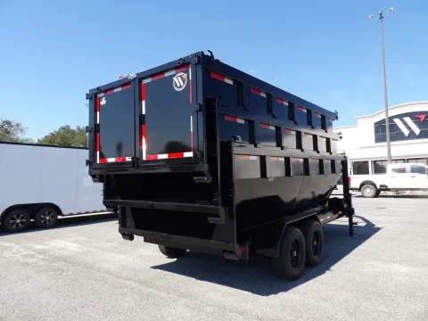Another view of 2027 Steel Pines Cargo 16' Roll Off Bin for sale in Cochran, GA at WOW Cargo Trailers
