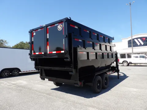 Another view of 2027 Steel Pines Cargo 16' Roll Off Bin for sale in Cochran, GA at WOW Cargo Trailers
