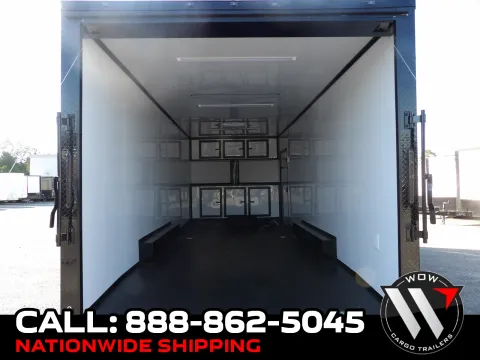 Black 2027 Steel Pines Cargo 8.5X24 Custom Race for sale in Cochran, GA