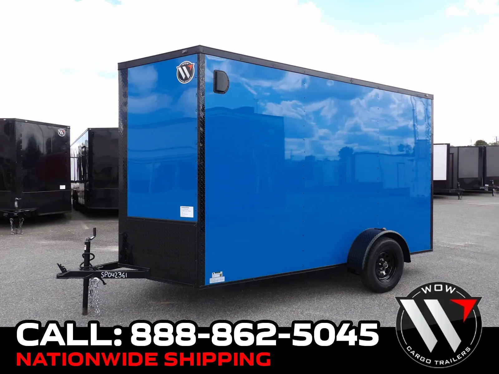 Black 2027 Steel Pines Cargo 6X12 SA for sale in Cochran, GA